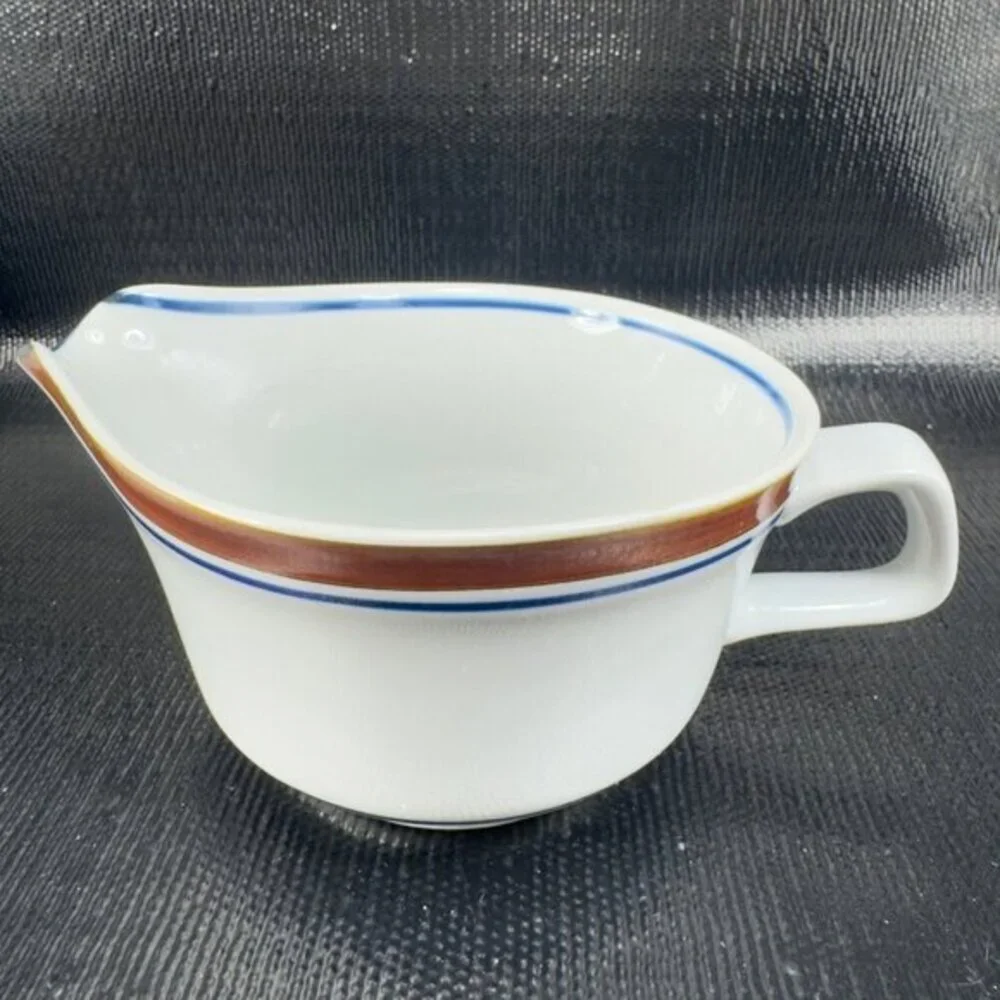 Salem Stoneware Georgetown Gravy Boat Sauce Dish American Country‎ Farmhouse VTG